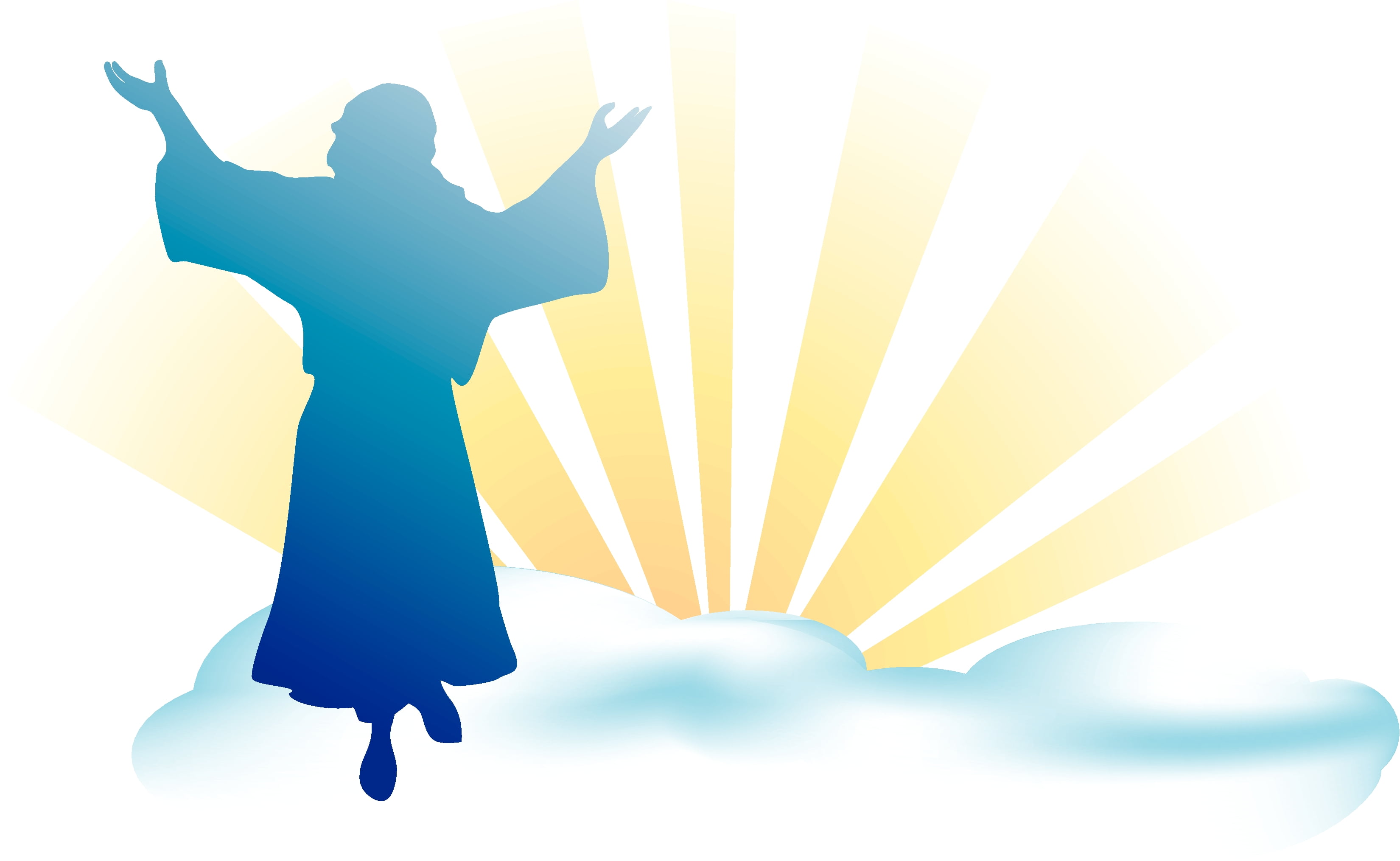 clipart of jesus ascending to heaven - photo #14
