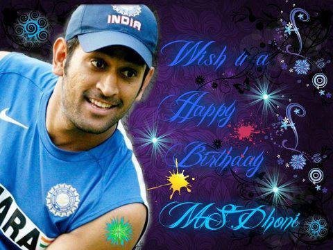 Image result for dhoni birthday