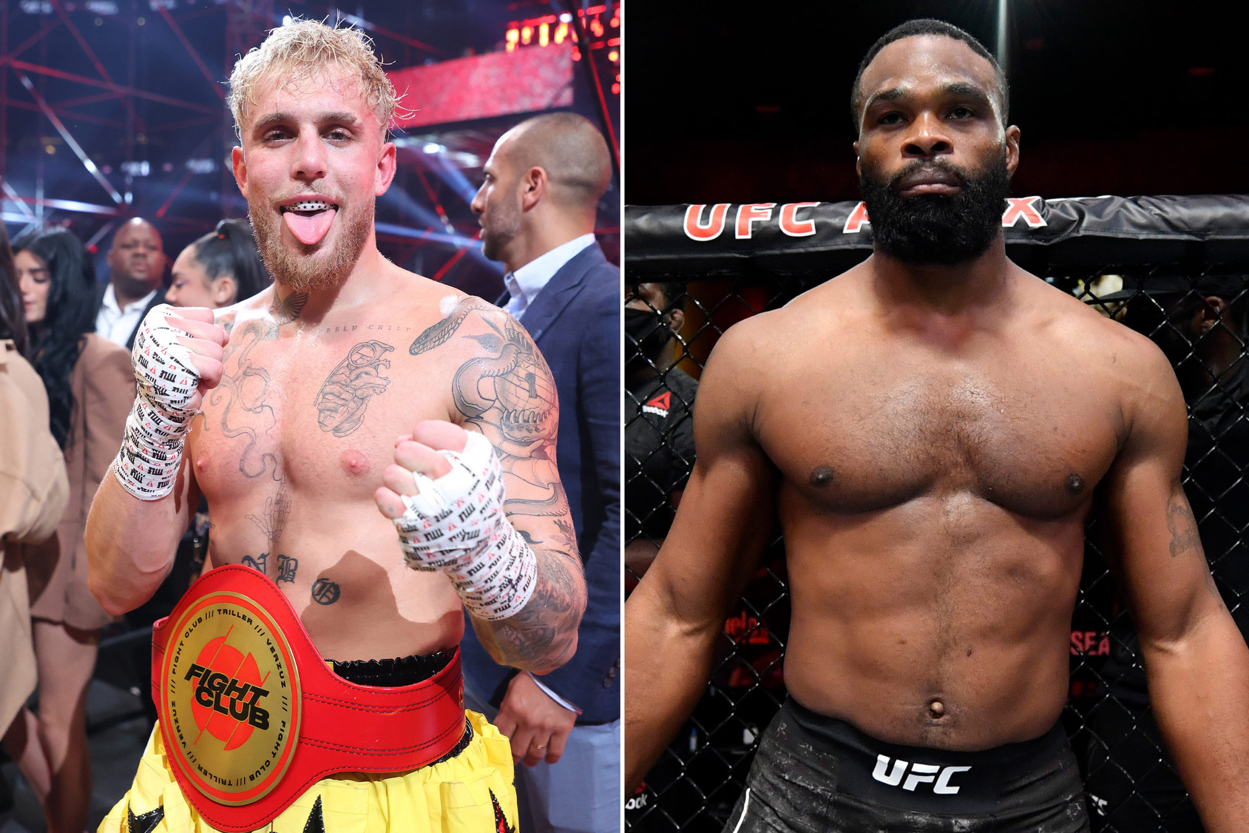 Jake Paul vs Tyron Woodley: YouTuber Looks Petrified of MMA Star in Face-off Promotion Live Streaming Channel