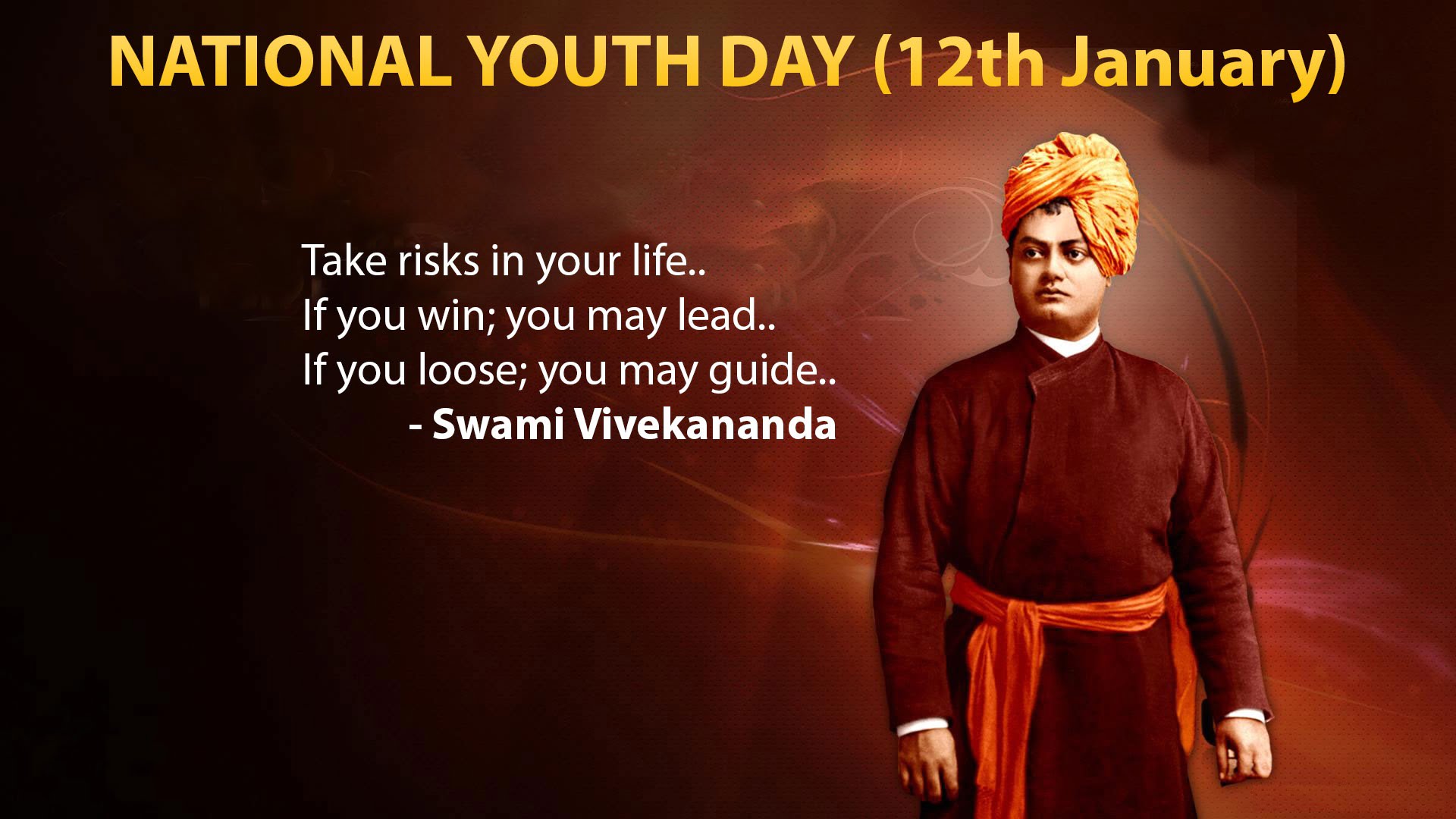 National Youth Day 2019 Swami Vivekananda Jayanti Wishes Quotes Sms