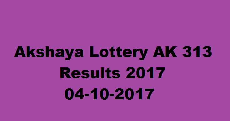 Akshaya lottery result