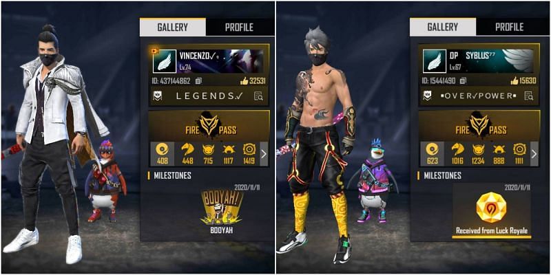 OP Vincenzo Free Fire ID K/D Ratio Stats Indian Rank Youtube Channel