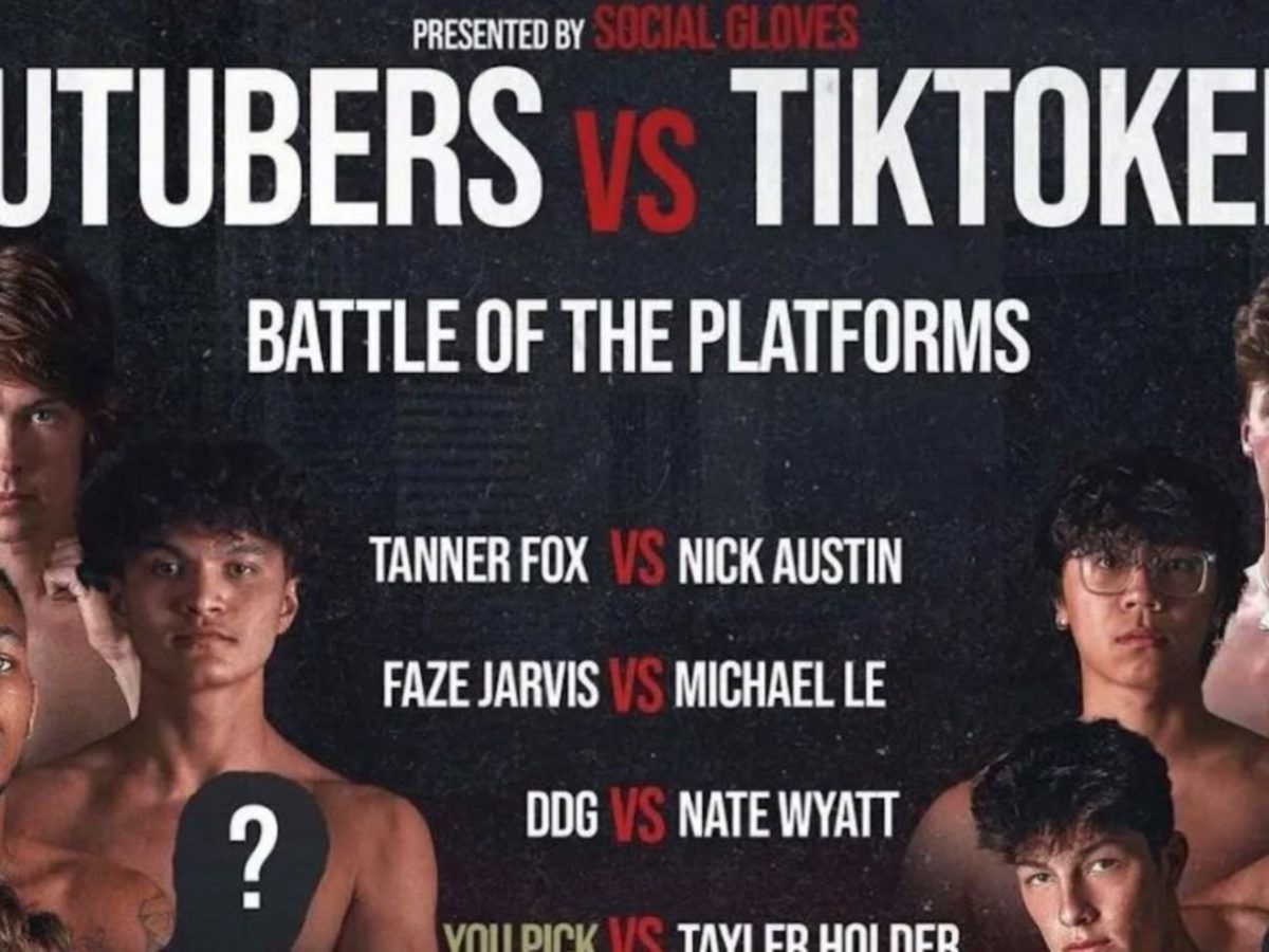 Youtube Vs Tiktok Boxing 21 Rule Judges Uk Time Lineup Match Card Event List